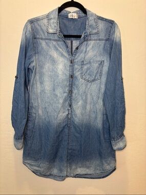 Noble U Light Blue Denim Mini Dress